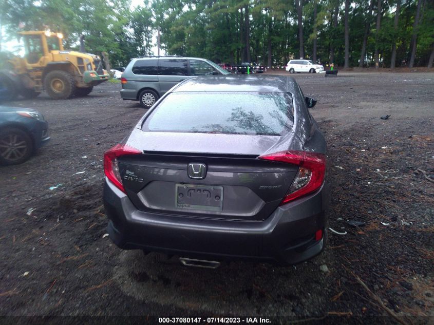 2019 HONDA CIVIC SEDAN SPORT - 19XFC2F81KE039880
