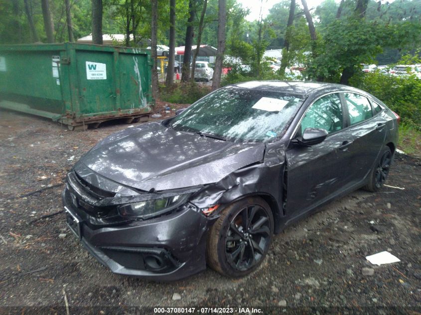 2019 HONDA CIVIC SEDAN SPORT - 19XFC2F81KE039880