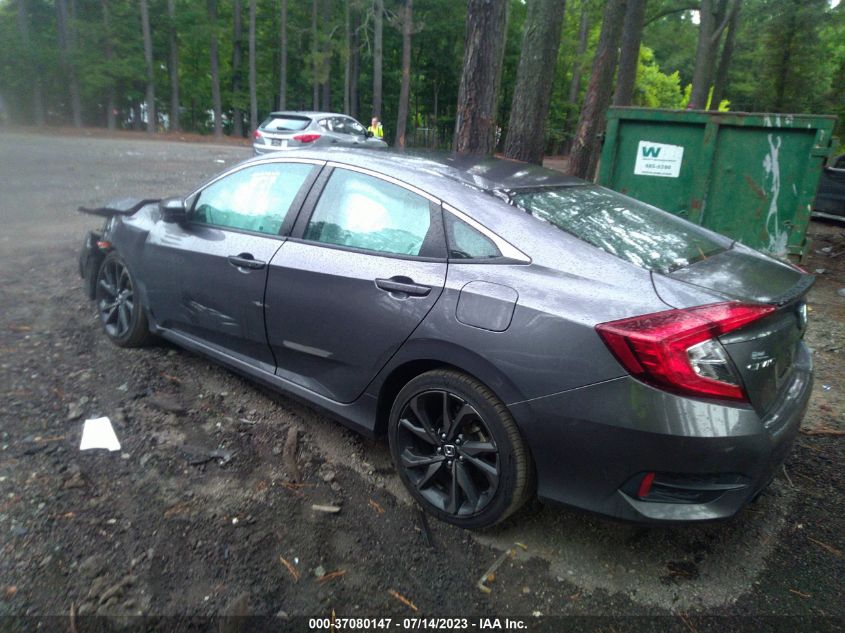 2019 HONDA CIVIC SEDAN SPORT - 19XFC2F81KE039880