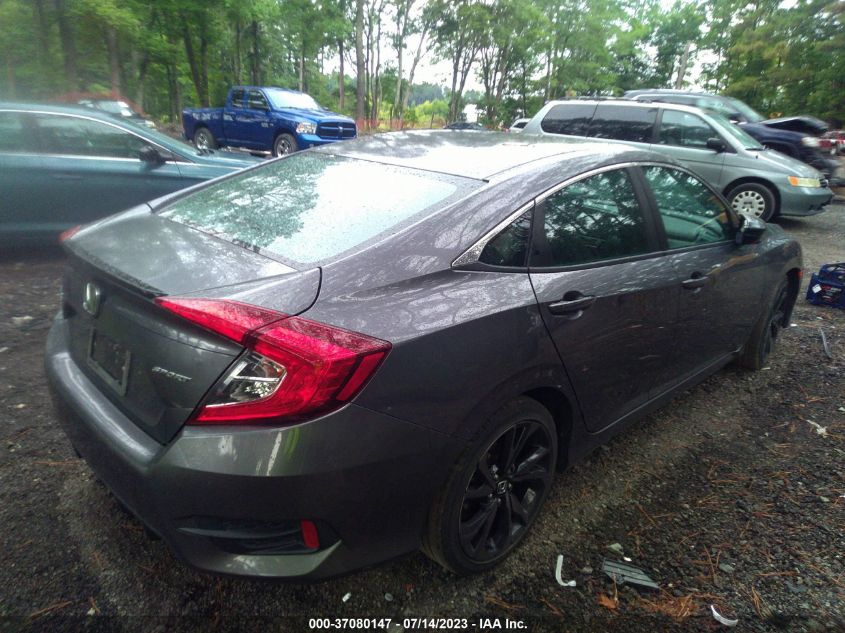 2019 HONDA CIVIC SEDAN SPORT - 19XFC2F81KE039880