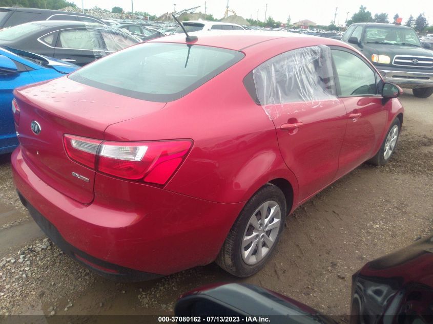 2013 KIA RIO EX - KNADN4A31D6134745