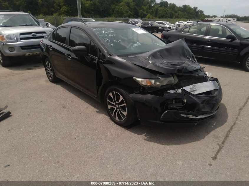 2014 HONDA CIVIC SEDAN EX - 19XFB2F89EE074965