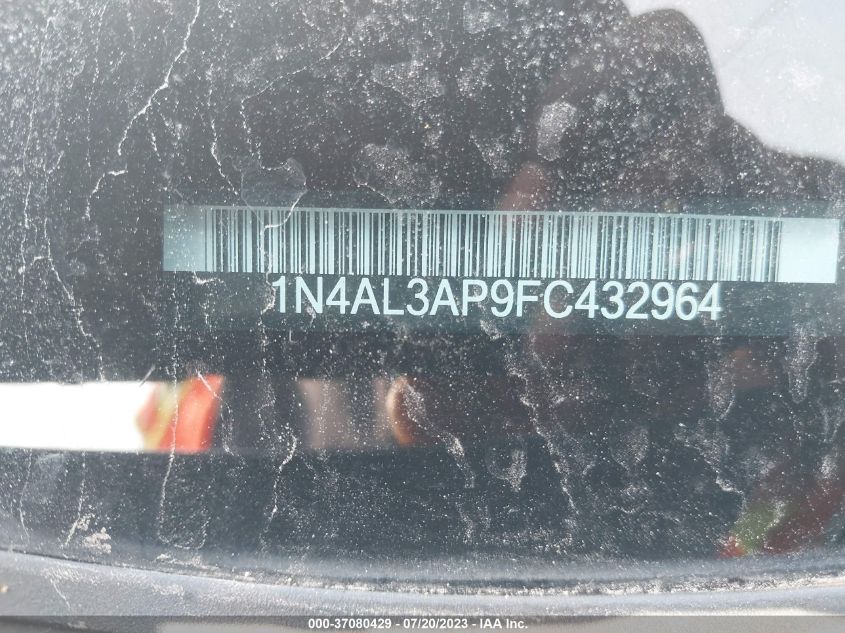 2015 NISSAN ALTIMA 2.5 S - 1N4AL3AP9FC432964