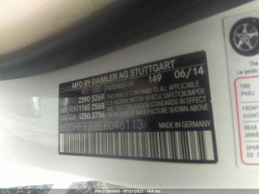 2014 MERCEDES-BENZ E-CLASS E 350 - WDDHF8JB8EB046113