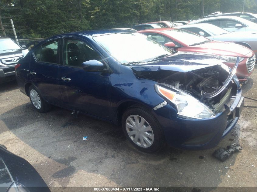 Lot #2550792504 2019 NISSAN VERSA 1.6 SV salvage car