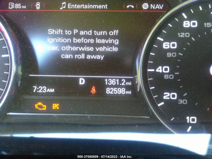 2013 AUDI A8 L 4.0L WAUR2AFD3DN015647