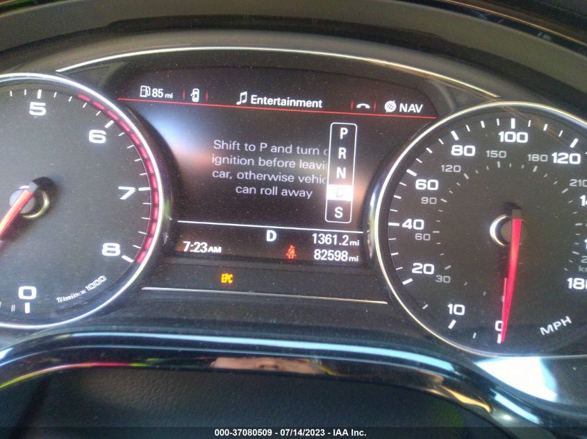 2013 AUDI A8 L 4.0L WAUR2AFD3DN015647