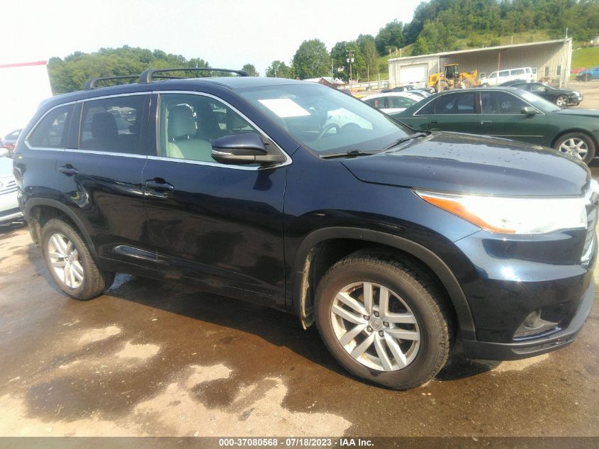 2015 TOYOTA HIGHLANDER LE - 5TDBKRFH2FS083831