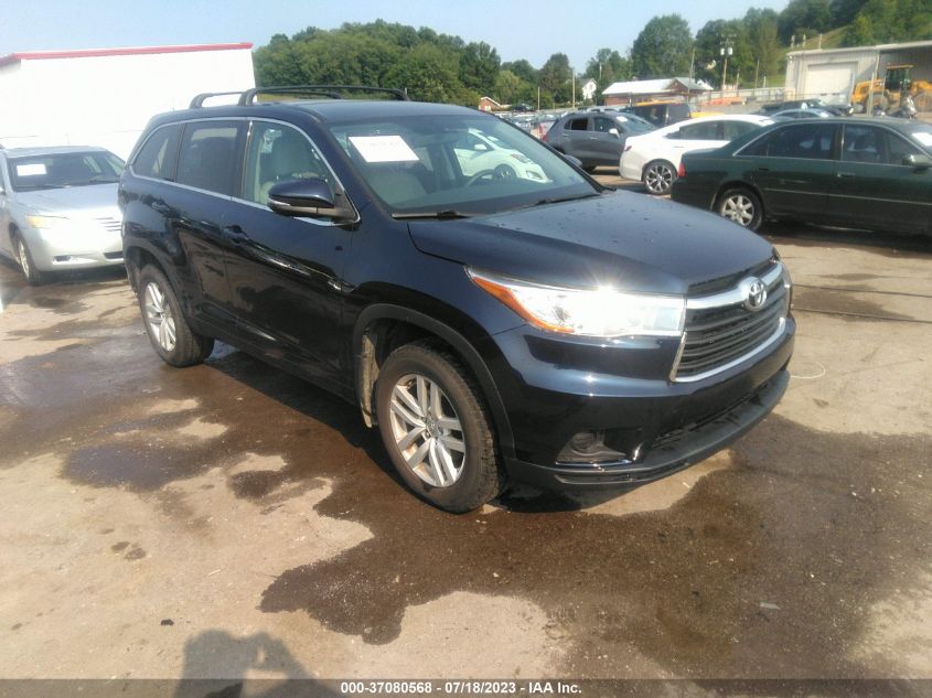 2015 TOYOTA HIGHLANDER LE - 5TDBKRFH2FS083831