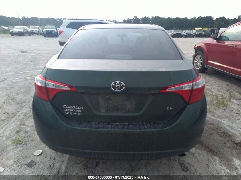 2016 TOYOTA COROLLA L/LE/LE PLS/PRM/S/S PLS - 2T1BURHE0GC644535