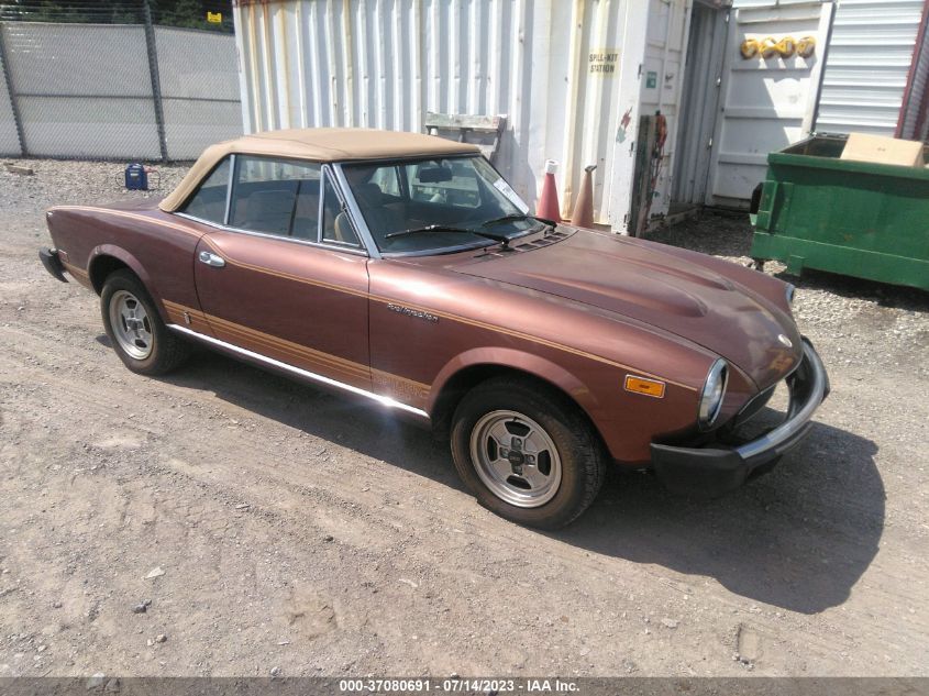 124CS000173986    FIAT SPIDER 2000 Photo 1