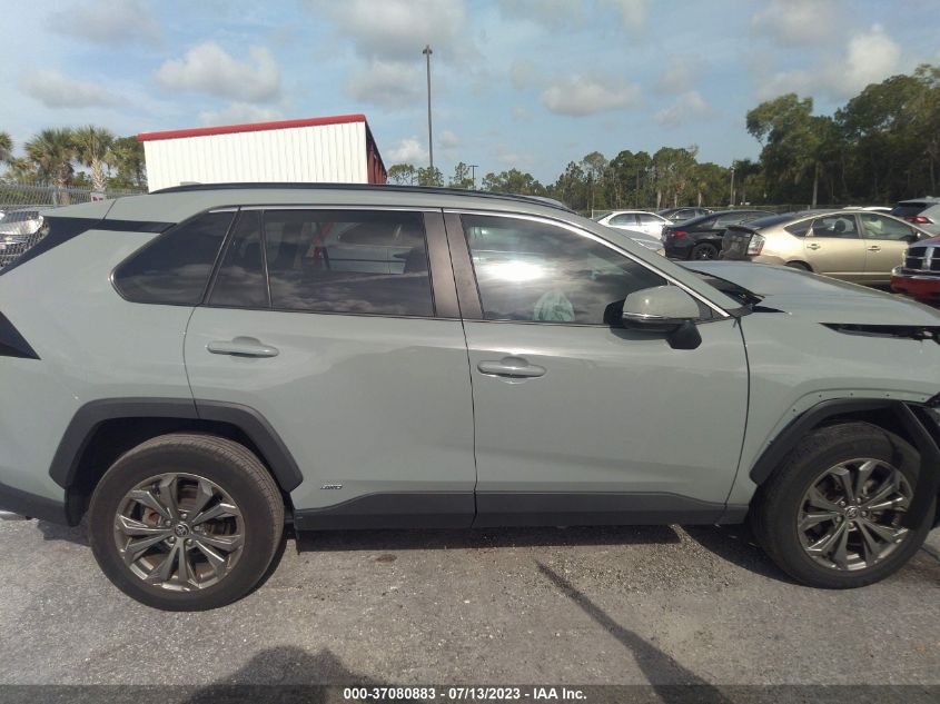 2022 TOYOTA RAV4 HYBRID XLE PREMIUM - 4T3B6RFV8NU090676