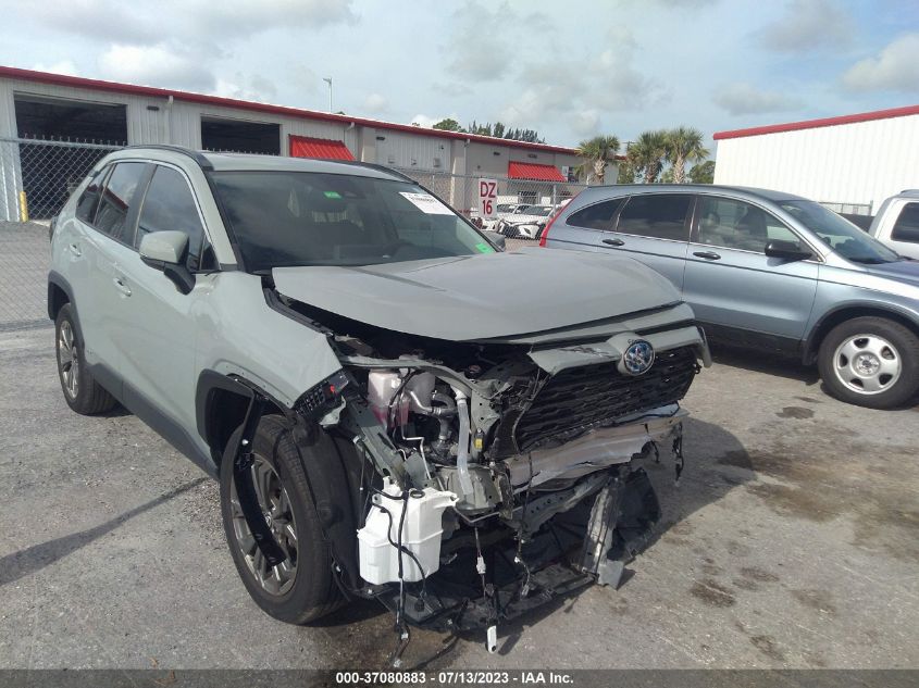 2022 TOYOTA RAV4 HYBRID XLE PREMIUM - 4T3B6RFV8NU090676