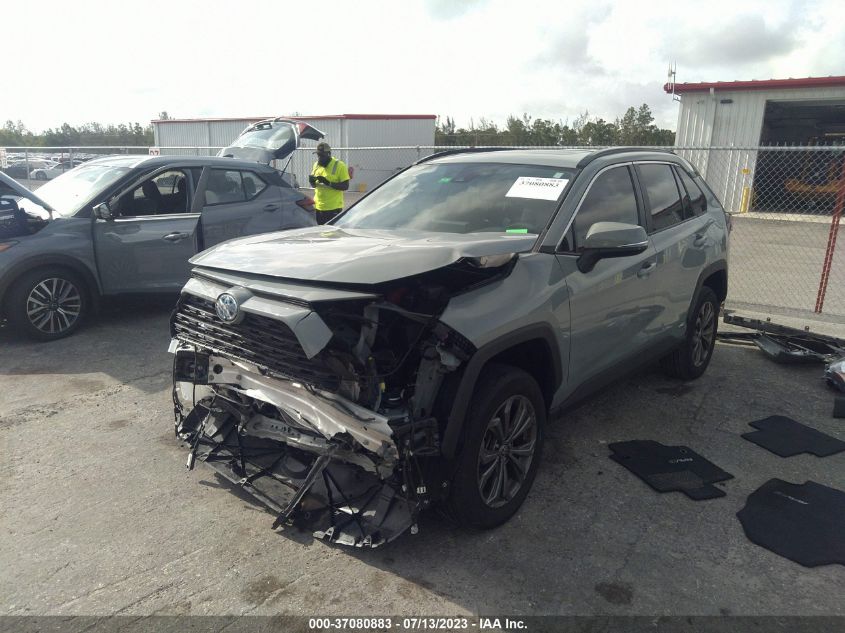 2022 TOYOTA RAV4 HYBRID XLE PREMIUM - 4T3B6RFV8NU090676