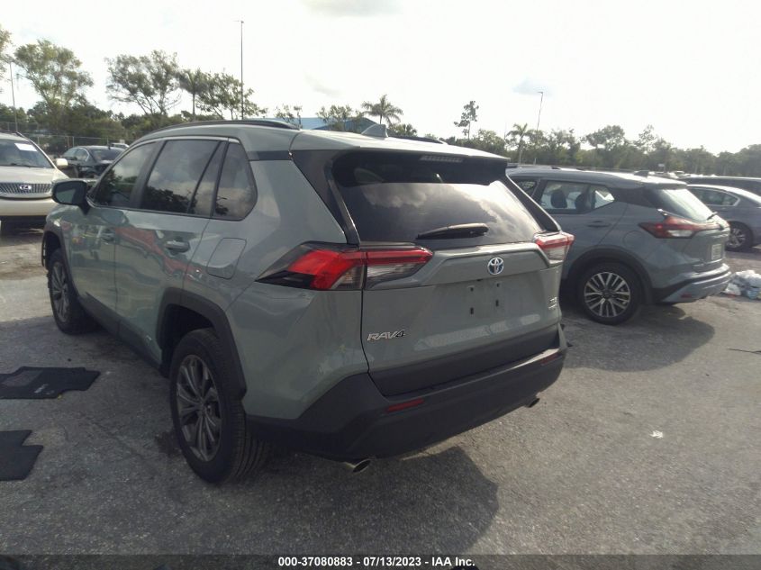 2022 TOYOTA RAV4 HYBRID XLE PREMIUM - 4T3B6RFV8NU090676