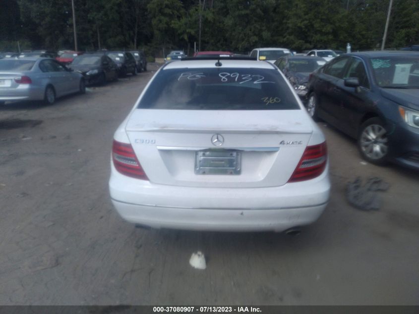 2013 MERCEDES-BENZ C-CLASS C 300 - WDDGF8AB2DR288932