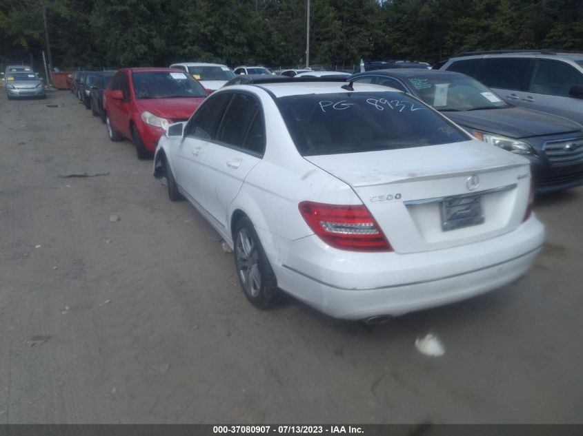 2013 MERCEDES-BENZ C-CLASS C 300 - WDDGF8AB2DR288932
