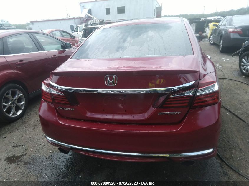 2017 HONDA ACCORD SEDAN SPORT - 1HGCR2F5XHA124866