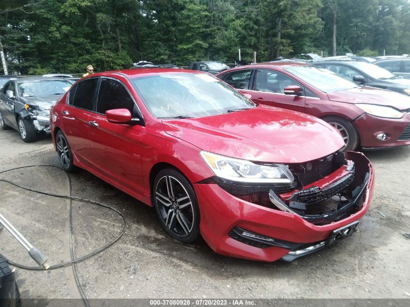 2017 HONDA ACCORD SEDAN SPORT - 1HGCR2F5XHA124866