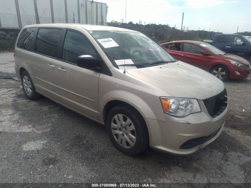 2016 DODGE GRAND CARAVAN SE - 2C4RDGBG3GR182890