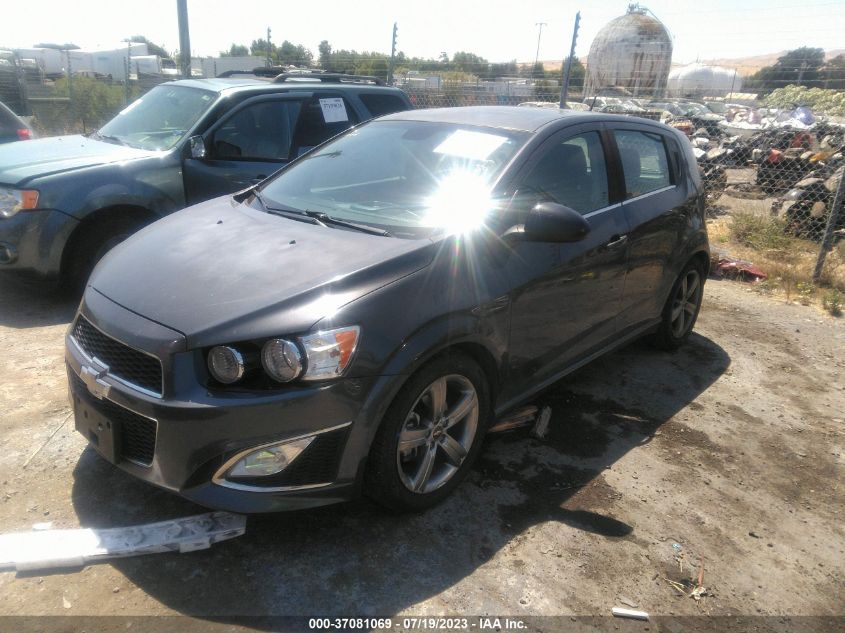 2013 CHEVROLET SONIC RS - 1G1JG6SB7D4181011