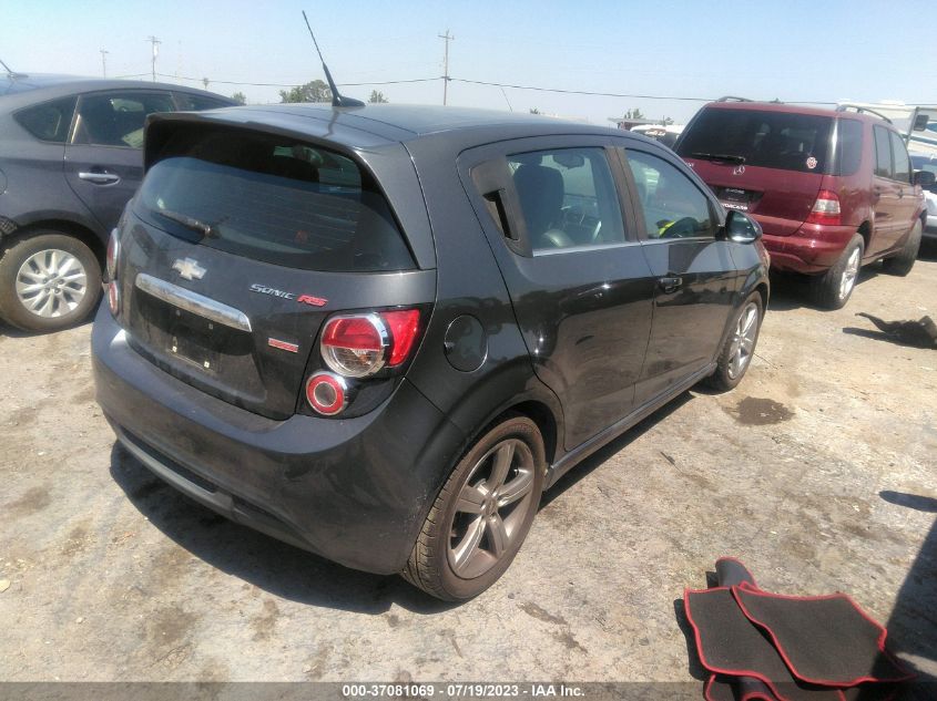 2013 CHEVROLET SONIC RS - 1G1JG6SB7D4181011