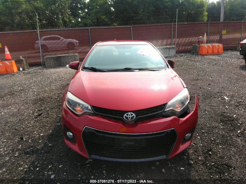 2016 TOYOTA COROLLA S - 2T1BURHE5GC611739