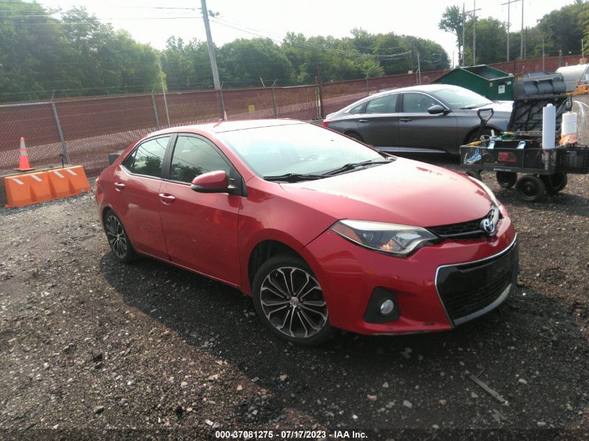 2016 TOYOTA COROLLA S - 2T1BURHE5GC611739