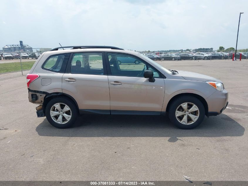 2015 SUBARU FORESTER 2.5I - JF2SJABC7FH506715