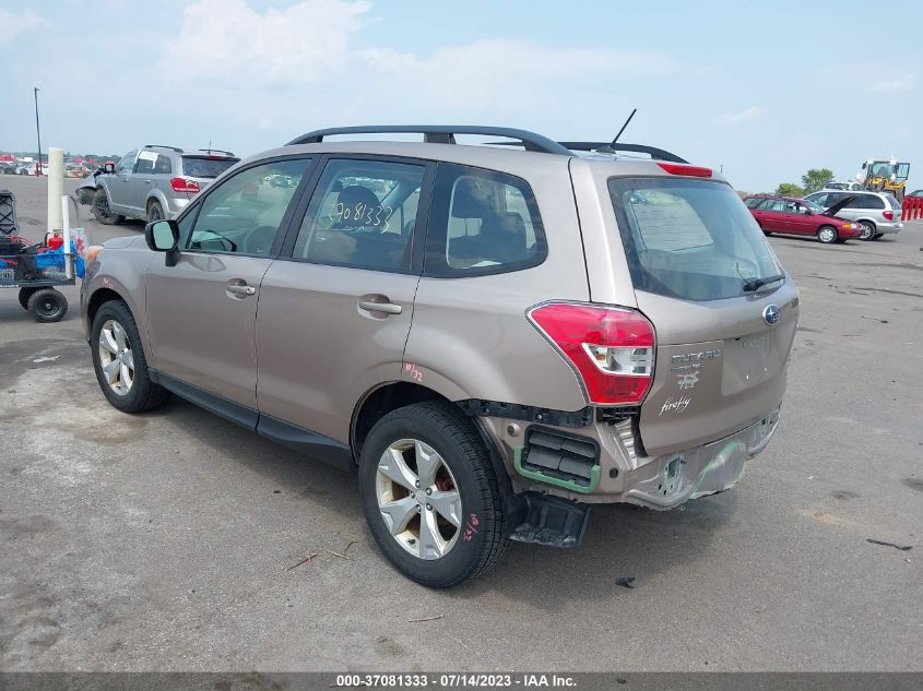 2015 SUBARU FORESTER 2.5I - JF2SJABC7FH506715