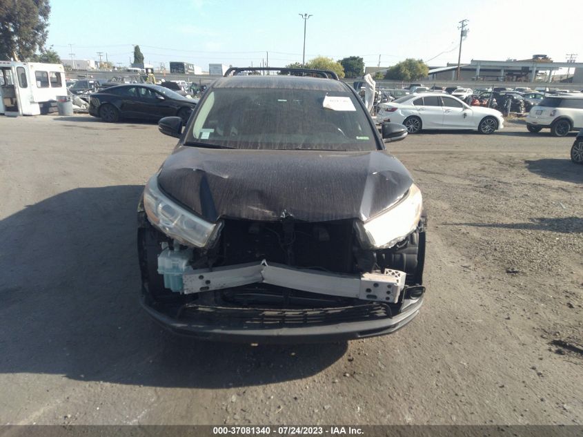 2016 TOYOTA HIGHLANDER LE - 5TDZARFH4GS020085