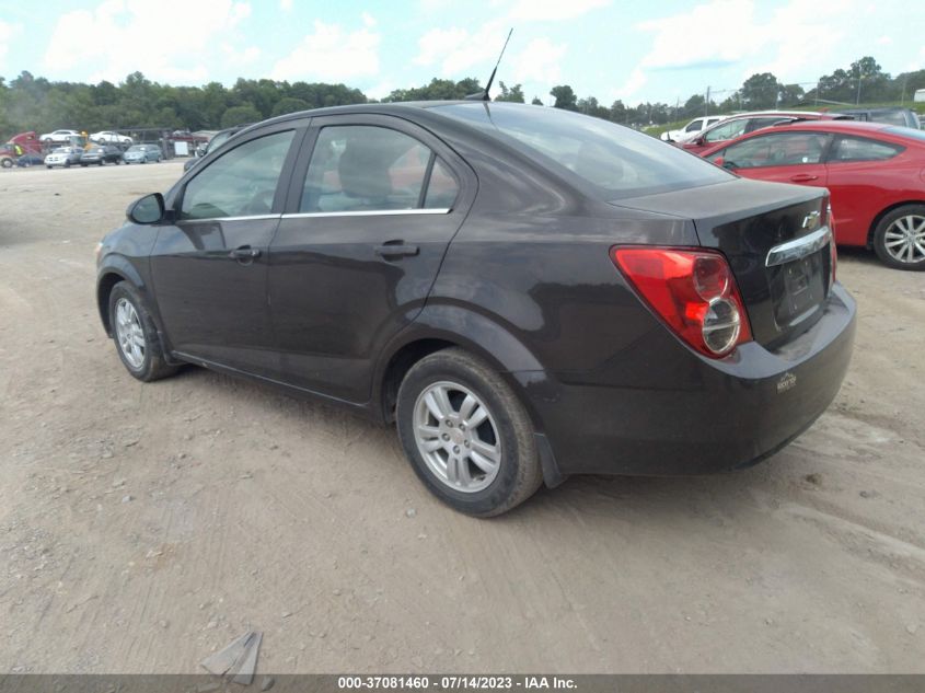 2013 CHEVROLET SONIC LT - 1G1JC5SB6D4244394