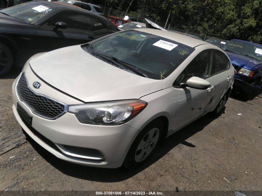 2015 KIA FORTE LX - KNAFK4A67F5366741