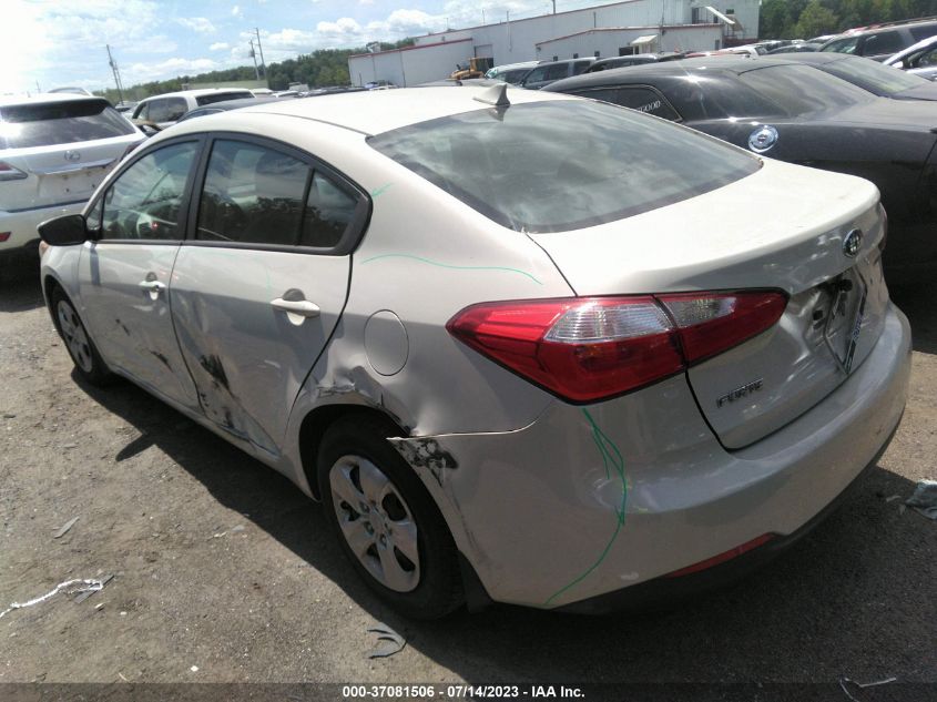 2015 KIA FORTE LX - KNAFK4A67F5366741