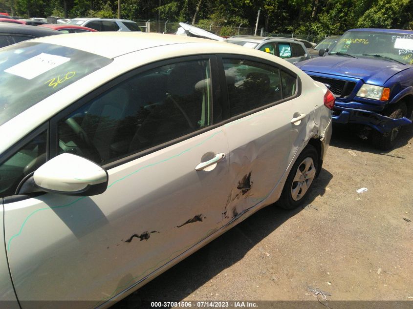 2015 KIA FORTE LX - KNAFK4A67F5366741