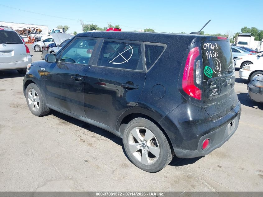 2018 KIA SOUL BASE - KNDJN2A2XJ7559789