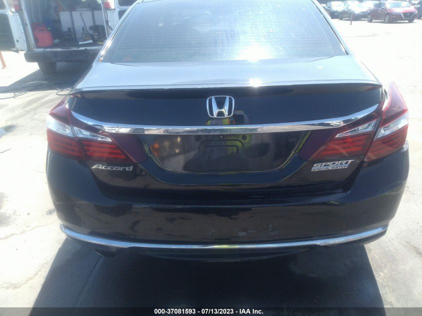 2017 HONDA ACCORD SEDAN SPORT SE - 1HGCR2F10HA025731
