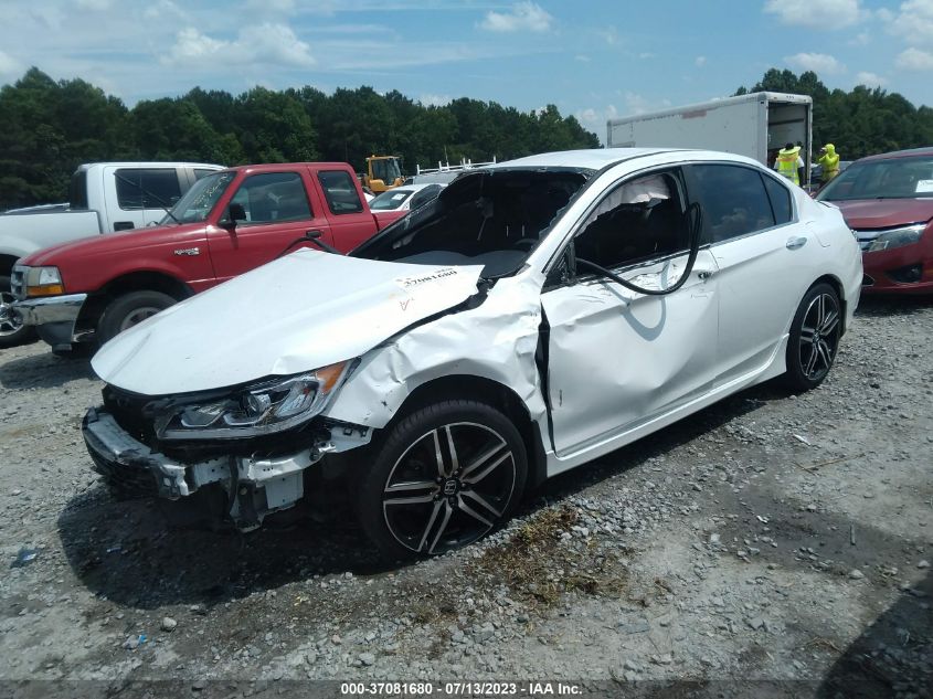 2016 HONDA ACCORD SEDAN SPORT - 1HGCR2F6XGA164131