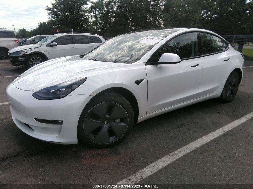 2021 TESLA MODEL 3 LONG RANGE - 5YJ3E1EB5MF906652