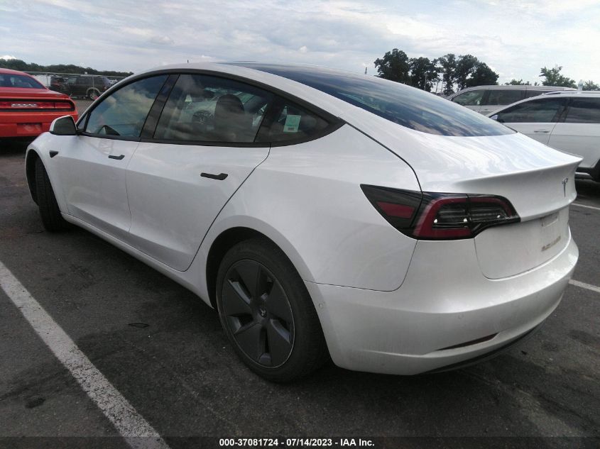 2021 TESLA MODEL 3 LONG RANGE - 5YJ3E1EB5MF906652