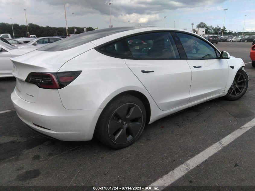 2021 TESLA MODEL 3 LONG RANGE - 5YJ3E1EB5MF906652