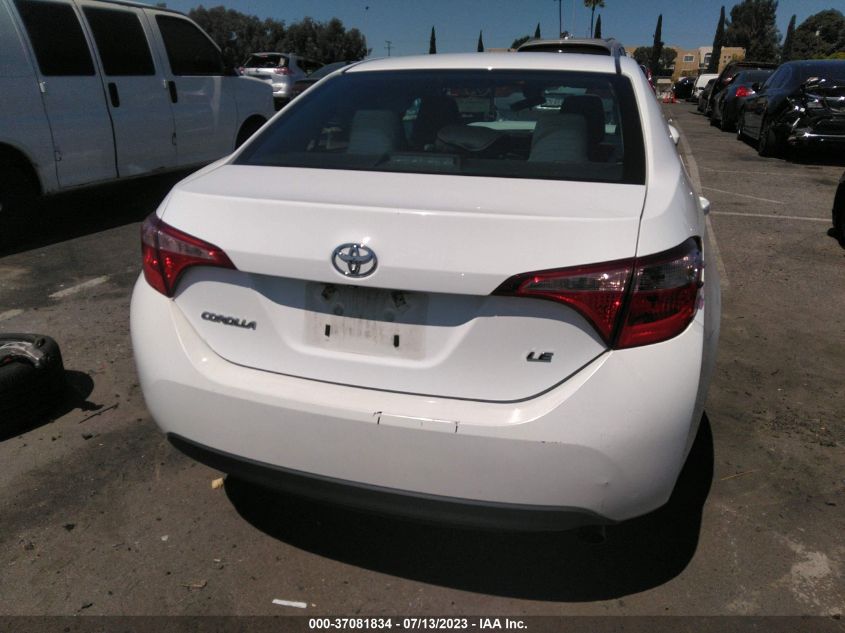 2018 TOYOTA COROLLA L/LE/XLE/SE/XSE - 2T1BURHE0JC983285