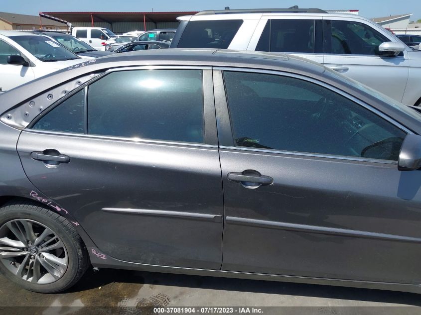 2016 TOYOTA CAMRY SE - 4T1BF1FK2GU212726