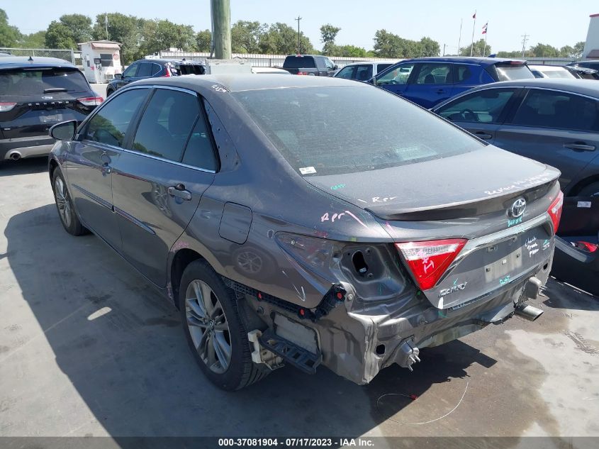 2016 TOYOTA CAMRY SE - 4T1BF1FK2GU212726