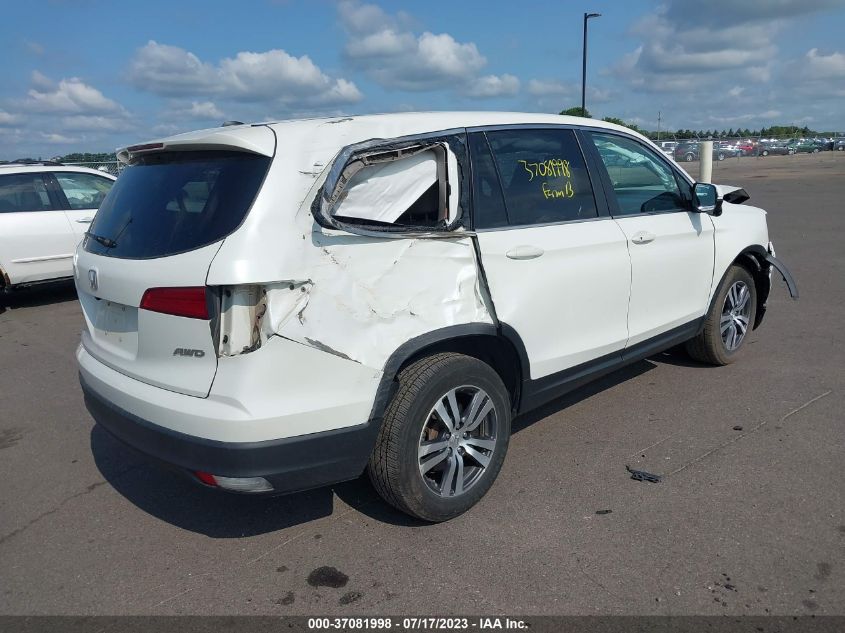 2017 HONDA PILOT EX-L - 5FNYF6H67HB101708