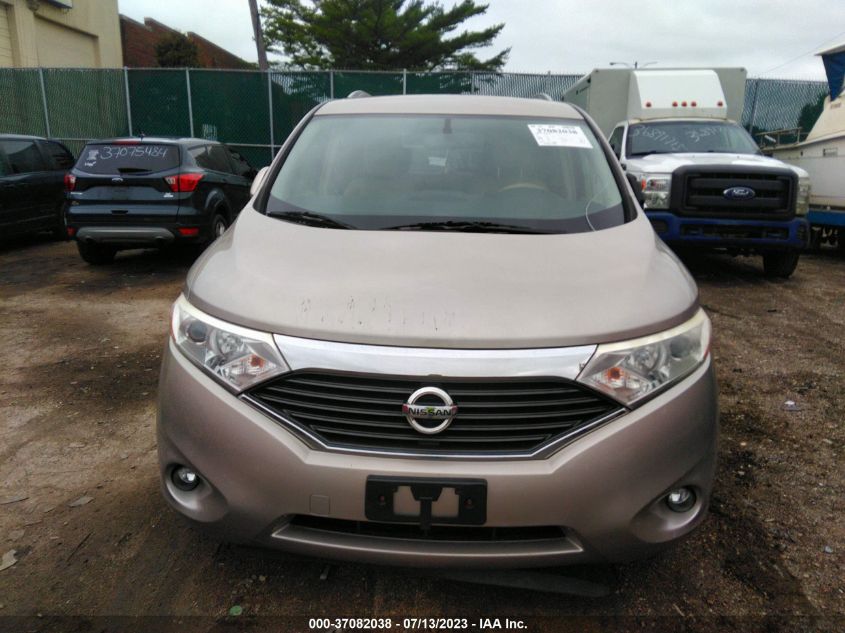 2013 NISSAN QUEST SL - JN8AE2KP7D9067230