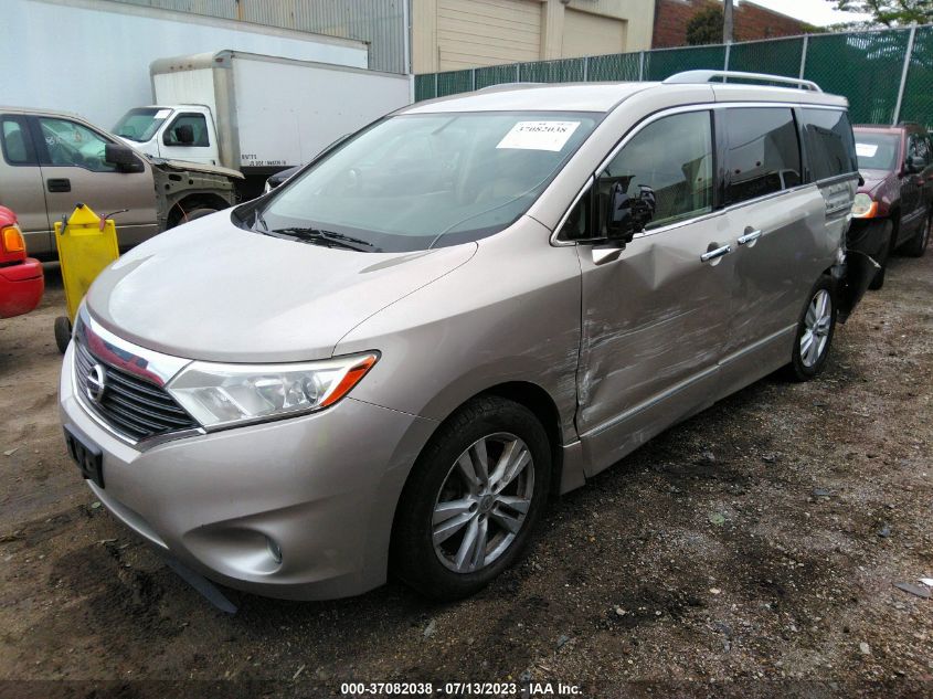 2013 NISSAN QUEST SL - JN8AE2KP7D9067230