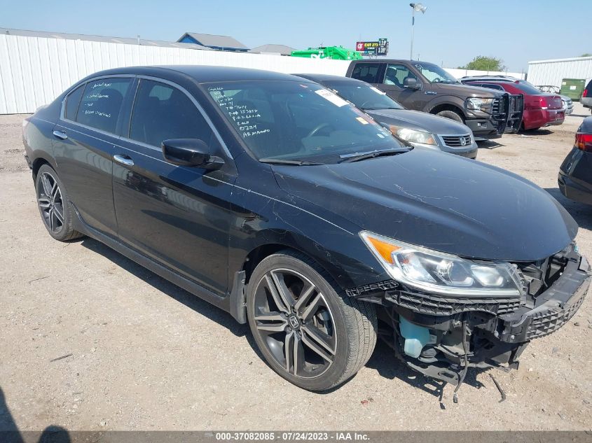 2017 HONDA ACCORD SEDAN SPORT SE - 1HGCR2F16HA227487
