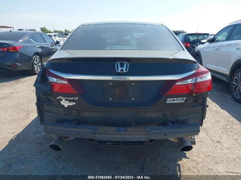 2017 HONDA ACCORD SEDAN SPORT SE - 1HGCR2F16HA227487