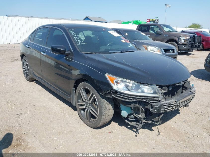 2017 HONDA ACCORD SEDAN SPORT SE - 1HGCR2F16HA227487